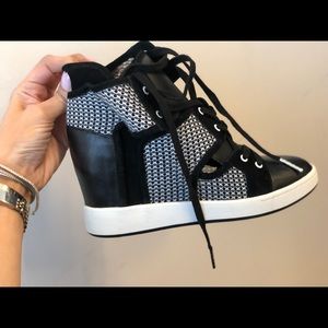 L.A.M.B wedge sneakers